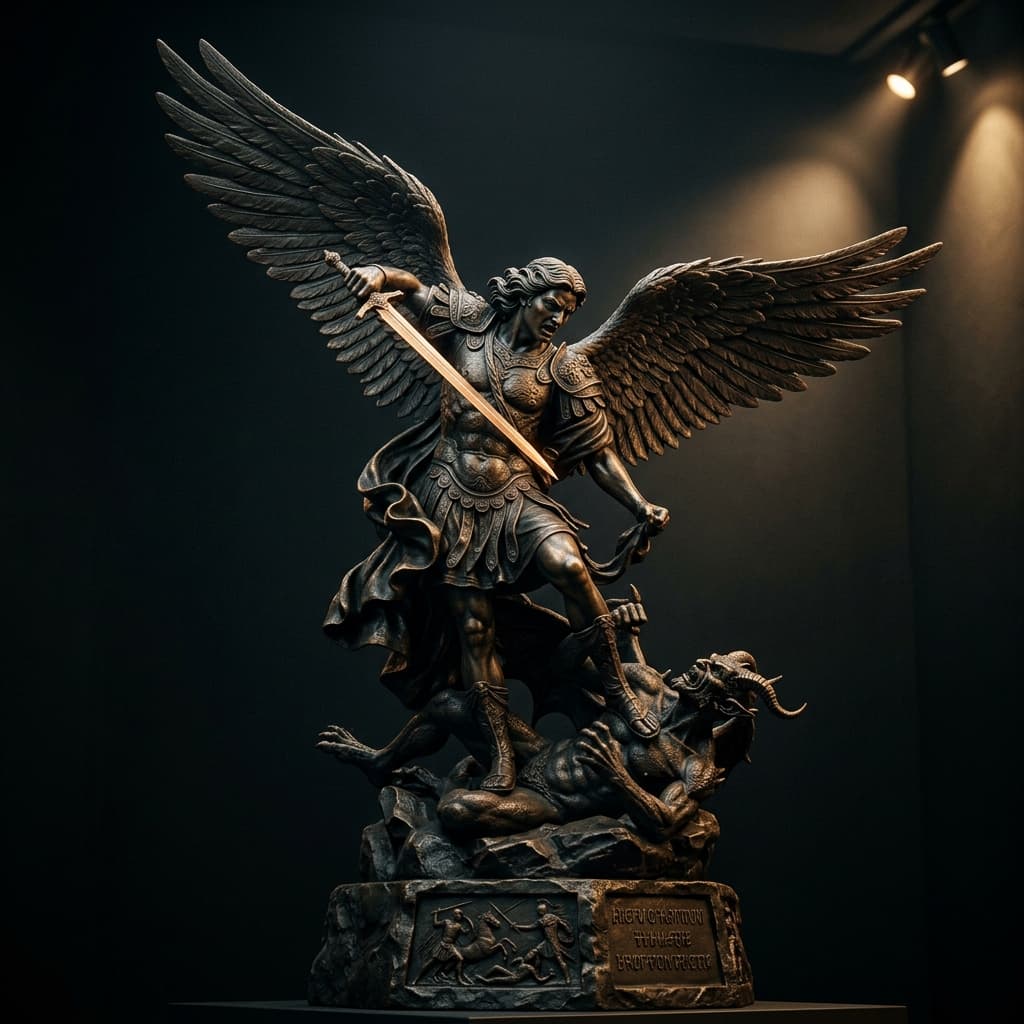 Abstract classical form with modern finish