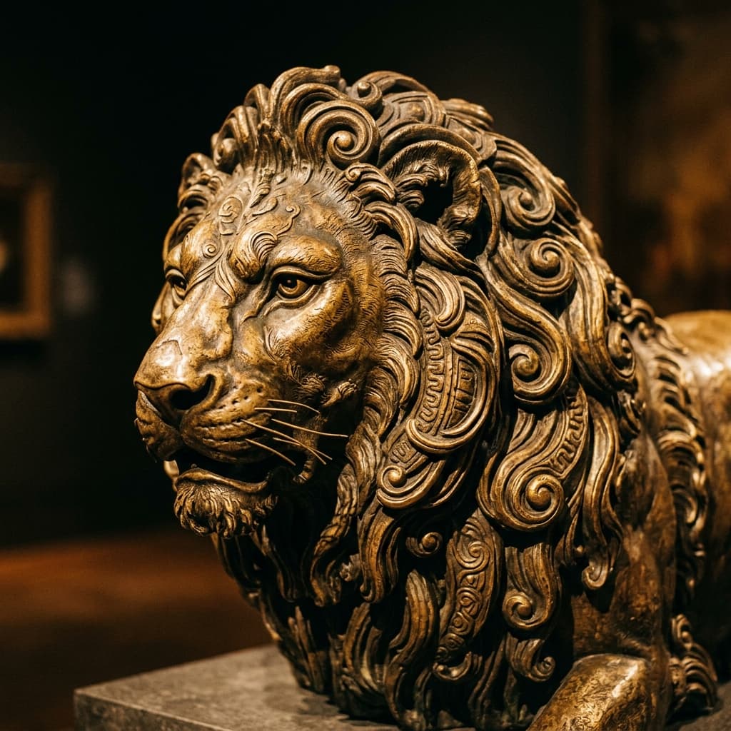 Technology-inspired sculptural detail