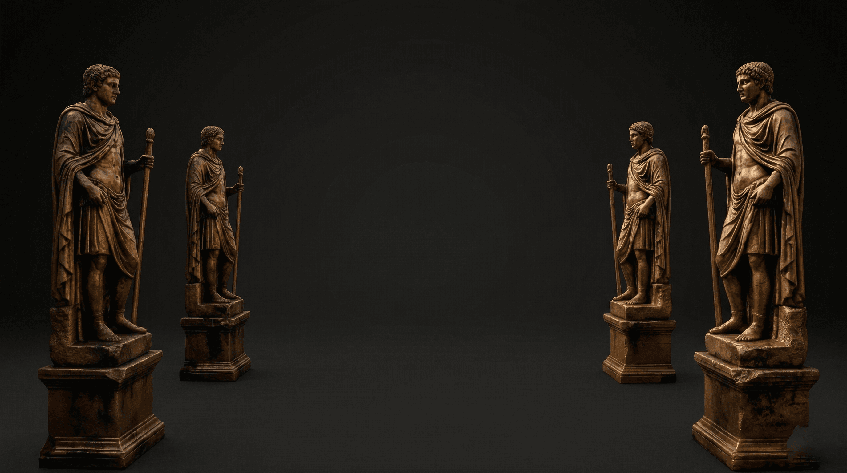 Sculptural silhouette in soft light